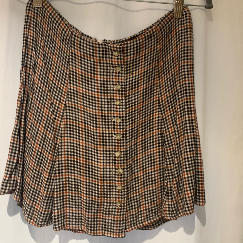 Plaid American Eagle Skirt